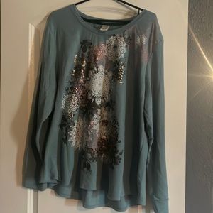 Terra & Sky long sleeve shirt new no tags Plus size 20